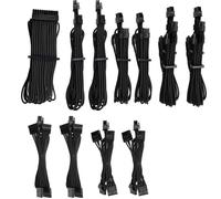 CORSAIR Kit de câbles PSU Type 4 Gen 4 Premium pour ordinateur, gainage multi-brins Noir