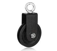 Cable Pulley 90mm With Mounting Bracket Diy Attachment Metal Cable Machine Attachment Equipment Home Gym Exercise Machine (1 Piece)