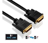PureLink PI4200-050 Câble de connexion Dual Link DVI (WUXGA (1920x1200)), DVI-D mâle (24+1) à DVI-D mâle (24+1), certifié, 5,00m, noir