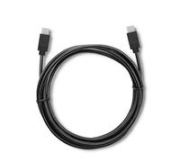 Câble Qoltec 52352 USB-C vers USB-C 2.5m Noir - USB 3.2 Gen 1 (3.1 Gen 1) 5Gbit/s - Connecteurs Mâle Droit - Conditionnement Sachet