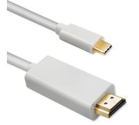 Câble Qoltec USB 3.1 Type C mâle / HDMI A mâle | 4K | Mode alternatif | 1 m