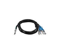 Câble QSFP+ vers 4x SFP+ de 3 m - Conforme à MSA - Cordon QFSP+ 40G vers 4x SFP+ 10G - Câble Twinax passif - Câble DAC - Câble éclaté - QSFP+