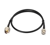 Câble radio CB, câble d'antenne radio UHF Asudaro, câble coaxial RG58, Ancable vers fiche UHF Fiche BNC Fiche PL-259 Câble d'antenne CB Ham Connecteur BNC mâle vers connecteur UHF mâle