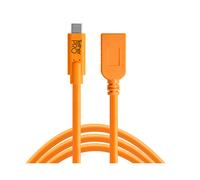 Tether Tools – Câble rallonge femelle TetherPro USB-C vers USB 3.2 Gen 1 4,6 m Orange