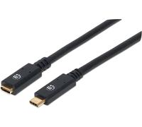 Câble/rallonge Manhattan USB-C 3.2 Gen1 M/F 1m noir