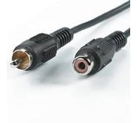 Câble rallonge RCA M/F 10m - Roline - Noir - Blindé