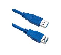 Câble rallonge USB 3.0 1 m Type-A Mâle à Femelle bleu