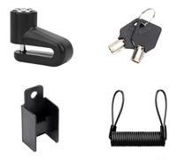 Câble Rappel Casque pour moto Acier PVC 120cm Anti-Oubli Câble