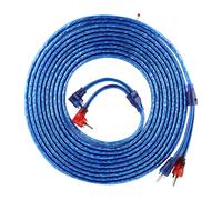 Câble RCA à paires torsadées, transfert de signal maximal grâce à son double blindage, câble d'interconnexion RCA de qualité audiophile pour