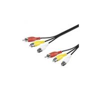 CABLE RCA AUDIO VIDEO 3 rca vers 3 rca 10 m