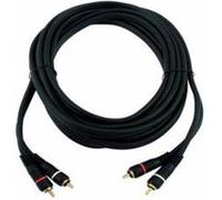 Câble RCA cinch stereo plaqué or DJ HiFi 10m