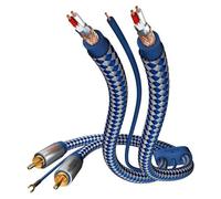 in-akustik Câble phono PREMIUM PHONO CABLE PHONO RCA <> PHONO RCA - 0,75 m G