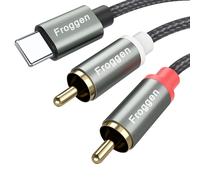 Câble RCA Jack Audio Stéréo Lightening Mâle a 2RCA Mâle Compatible avec Amplificateur Autoradio Chaîne HiFi Smartphone Barre de Son Home Cinéma TV