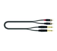 Câble RCA Quiklok 2RCA2J Noir 30.02326