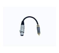 Omnitronic Câble adaptateur XLR femelle / RCA mâle 0,2 m noir