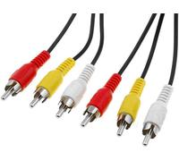 Cable RCAx3 nickele - 5m