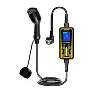 Cable Recharge Voiture Electrique 3.5kW, Chargeur Voiture Électrique, IP66 étanche Domestique câble Recharge Type 2, IEC 62196-2,Compatible avec GB/T (A)