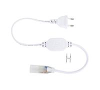 Câble Rectificateur pour Gaine Néon LED Flexible 7.5W/m 220V AC 100 LED/m Semi-circulaire 180° Monochrome IP67 Blanc