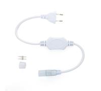 Cable Rectificateur Ruban Neón LED dimmable 220 AC Circulaire SFLEX14 Blanc