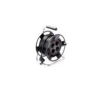 Cable reel - Coupe-circuit - CA 250 V - connecteurs de sortie : 4 - 25 m cordon - noir