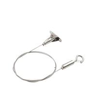 Câble réglable pour tableaux Nouveau Câble métallique en acier inoxydable réglable avec verrouillage, corde suspendue à fixation rétractable(B 1M)