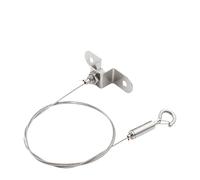 Câble réglable pour tableaux Nouveau Câble métallique en acier inoxydable réglable avec verrouillage, corde suspendue à fixation rétractable(C 1M)