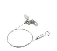 Câble réglable pour tableaux Nouveau Câble métallique en acier inoxydable réglable avec verrouillage, corde suspendue à fixation rétractable(C 0.5M)