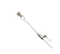 Câble réglable pour tableaux Rail de guidage en forme U, 2 pièces, corde suspension fil d'acier, boucle à crochet rétractable, cadre Photo, accessoires lanière(Type 3,3M X2PCS)