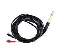 Câble Remplacement 2m avec Adaptateur 6.35mm Câble Remplacement | Compatibilité large, connecteur 3.5mm, adaptateur 6.35mm inclus, longueur 2m, mat