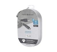 Câble renforcé MicUSB 1.2m 2.1A Gris