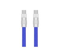 Câble Renforcé USB C / USB C Modèle Biggy 1m Connecteur Réversible Bleu