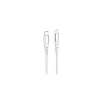 Câble Renforce USB-C vers Lightning 3 A Power Lite 1.2 m Tiger Lite Blanc