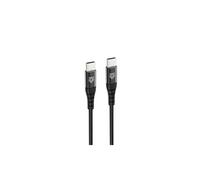 Câble Renforce USB-C vers USB-C 3 A Power Lite 1.2 m Tiger Lite Noir
