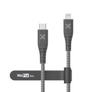 Câble renforcé Wefix Pro USB-C vers Lightning 2 m Gris