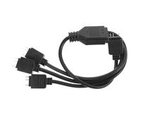 Câble Répartiteur Argb 5v 3 Broches, Rallonge Noire ABS | Ventilateurs et Bandes LED Adressables, Connexion Carte Mère, Design Spécial, Finition Soignée