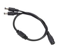 Câble répartiteur CC 5,5x2,1 mm, câble ASHATA Femelle à mâle, câble d'alimentation diviseur CC, câble répartiteur CCTV Câble Adaptateur de Distribution