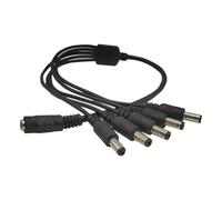 Câble répartiteur d ' Alimentation 1 à 2/3 / 4/5 / 6/8 Voies, Cordon d ' Extension Femelle mâle pour Plusieurs caméras de sécurité, Cordon de connecteur Adaptateur Facile à Installer