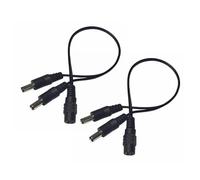 Câble répartiteur d'alimentation CC 5,5 x 2,1 mm pour connecter deux appareils pour la maison ou le bureau
