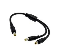 Câble répartiteur d'alimentation CC 5,5 x 2,5 mm, C | Câble adaptateur en cuivre, câblage de connecteur pour systèmes d'éclairage CCTV routeur utilisation intérieure