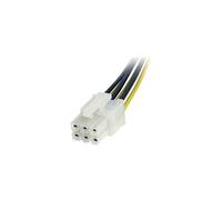 Câble répartiteur d'alimentation PCI Express 15 cm - Répartiteur d'alimentation - Alimentation PCIe de 6 broches (M) pour Alimentation PCIe de 6