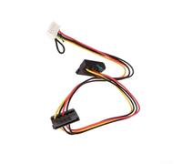 Câble répartiteur d'alimentation SATA 6 broches vers 2 ports pour disque dur, compatible avec carte mère Acer - Connecteur électrique de 37 cm pour usage professionnel et industriel