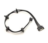 Câble répartiteur d'alimentation SATA de 15, disque dur de 1 à 5 femelles, câble d'alimentation d'extension pour serveur PC DIY