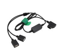 Câble répartiteur de convertisseur USB HangTon D-Tap, 14,8 V P-Tap Mâle à 2X USB Femelle 5V 3A pour pour V-Lock Gold Mount Battery to Phone