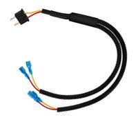 Câble Répartiteur de Klaxon Voiture 6,3mm 1 vers 2, Alliage | Connexion Stable, Réponse Rapide, pour Bricolage et Conduite, Plastique, Compatible Système à Double Avertisseur