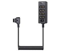 Câble RéPartiteur Dtap avec Interrupteur D'Alimentation D-Tap pour Verrou V-Mount V, Batterie à Or Vers Port 3P X 4 et Port USB