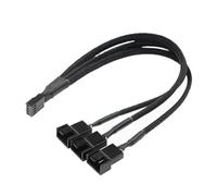 Câble Répartiteur Multi-ventilateurs 1 À 3 Ports Permet Un Contrôle Simultané Des Ventilateurs De Refroidissement Avec Connecteurs Renforcés