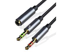 Câble répartiteur PC de remplacement pour HyperX Cloud II, Alpha, Stinger, Core, Astro A10 A40, Turtle Beach Recon 70, SteelSeries, Sennheiser Game Headphone Adaptateur Y 30,5 cm