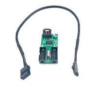 Câble répartiteur USB 9 broches mâle 1 vers 2 femelles pour carte mère USB 2.0 9 broches