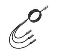 Câble répartiteur USB - Adaptateur répartiteur USB - Cordon d'alimentation pour le chargement et le transfert de données - Adaptateur Hub d'extension de port USB
