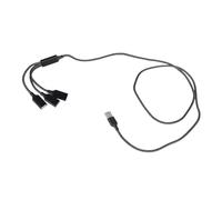 Câble répartiteur USB compact vers 3 adaptateurs femelles pour étendre la connectivité des appareils tels que les imprimantes, appareils photo, concentrateurs USB